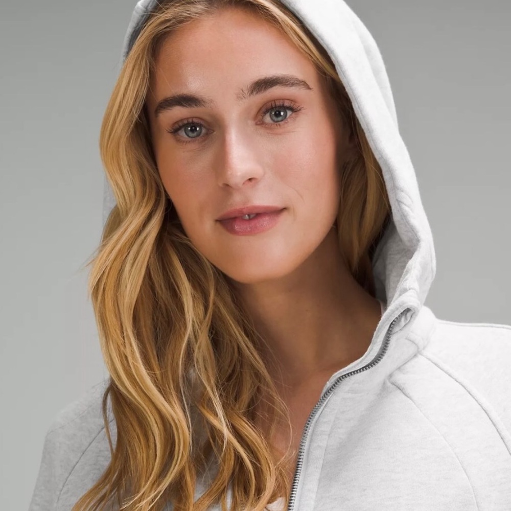 Lululemon Full Zip Hoodie in heathered gray